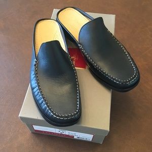 Cole Hahn Black Leather Mule/Loafer 7 1/2